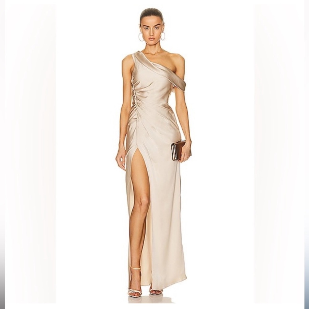 Jonathan Simkhai Sahara One-Shoulder Gown NWT